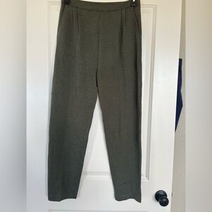 Women’s Knit Olive Dress Pants